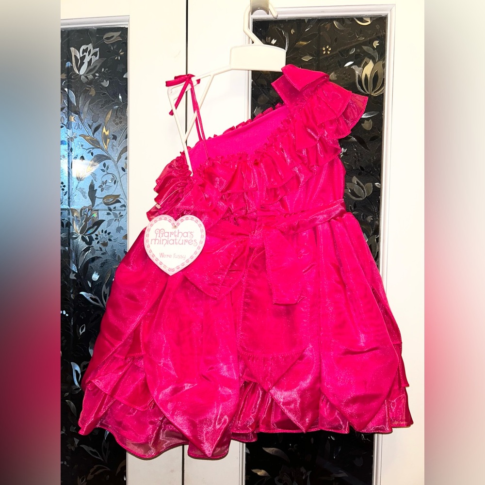4 1980s Vintage Matha’s Miniatures Pageant Dresses little girl sizes 4, 5, 6& 6x - Picture 10 of 16